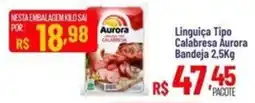 Max Atacadista Linguiça Tipo Calabresa Aurora oferta