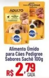 Max Atacadista Alimento úmido para Cães Pedigree Sabores Sachê oferta