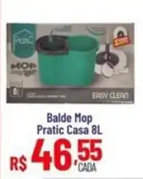 Max Atacadista Balde Mop Pratic Casa 8L oferta