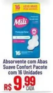 Max Atacadista Absorvente com Abas Suave Confort oferta
