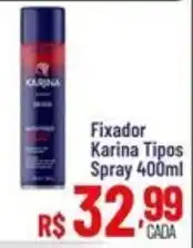 Max Atacadista Fixador Karina Tipos oferta