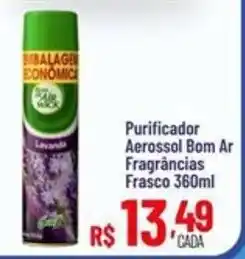 Max Atacadista Purificador Aerossol Bom Ar Fragrâncias oferta