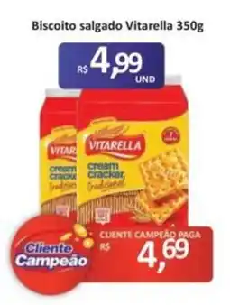 Paulistão Supermercados Biscoito salgado vitarella oferta