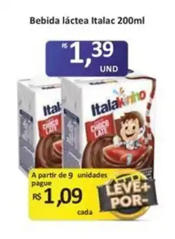 Paulistão Supermercados Bebida láctea italac oferta