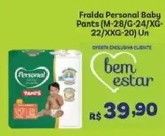 Covabra Supermercados Fralda personal baby pants oferta