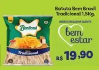 Covabra Supermercados Batata bem brasil tradicional oferta