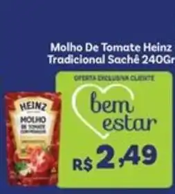 Covabra Supermercados molho de tomate heinz tradicional sachê oferta