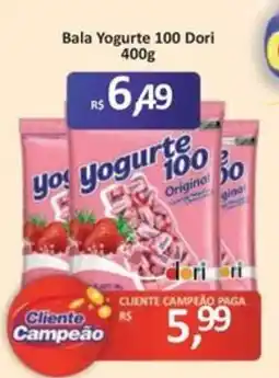 Paulistão Supermercados Bala Yogurte 100 Dori oferta