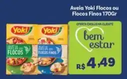 Covabra Supermercados Aveia Yoki Flocos ou Flocos Finos oferta