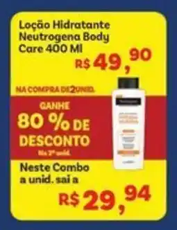 Covabra Supermercados Loção Hidratante Neutrogena Body Care oferta