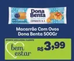 Covabra Supermercados Macarrão com ovos dona benta oferta