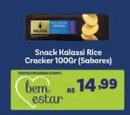 Covabra Supermercados Snack kalassi rice cracker 100gr (sabores) oferta
