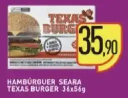 Calvo Atacadista Hambúrguer seara texas burger oferta