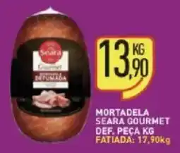 Calvo Atacadista Mortadela seara gourmet defumada oferta