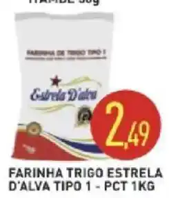 Calvo Atacadista Farinha trigo estrela d'alva tipo 1 oferta