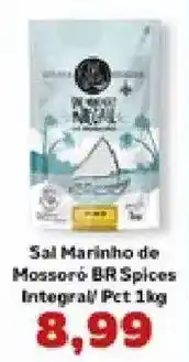 Supermercados Tauste Sal Marinho de Mossoró BR Spices Integral oferta