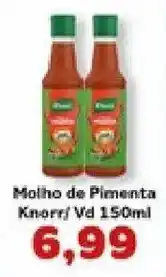 Supermercados Tauste Molho de Pimenta Knorr/ Vd 150ml oferta