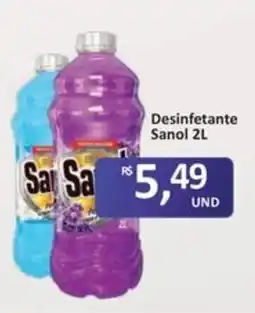 Paulistão Supermercados Desinfetante Sanol oferta