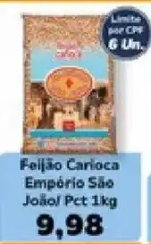 Supermercados Tauste Felijão Carlota Empório São João! Pct 1kg oferta