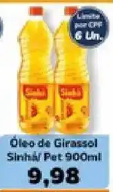 Supermercados Tauste Óleo de Girassol Sinhá oferta