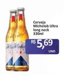 Paulistão Supermercados Cerveja Michelob Ultra long neck oferta
