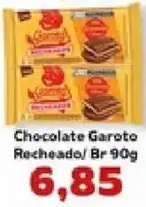 Supermercados Tauste Chocolate garoto recheado oferta