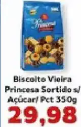 Supermercados Tauste Biscoito Vileira Princesa Sortido s/ Açúcar oferta