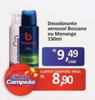 Paulistão Supermercados Desodorante aerossol bozzano ou monange oferta