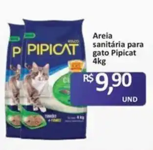 Paulistão Supermercados Areia sanitária para gato Pipicat oferta