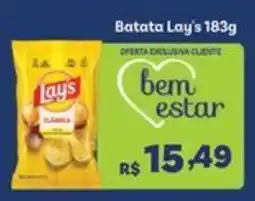 Covabra Supermercados Batata Lay's oferta