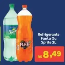 Covabra Supermercados Refrigerante Fanta Ou Sprite 2L oferta