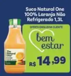 Covabra Supermercados Suco Natural One 100% Laranja Não Refrigerado oferta