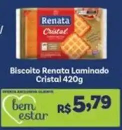 Covabra Supermercados Biscoito renata laminado cristal oferta