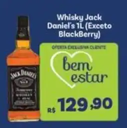 Covabra Supermercados Whisky Jack Daniel's 1L (Exceto BlackBerry) oferta