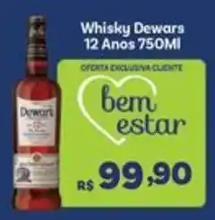 Covabra Supermercados Whisky Dewars 12 Anos oferta
