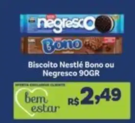 Covabra Supermercados Biscoito Nestlé Bono ou Negresco oferta