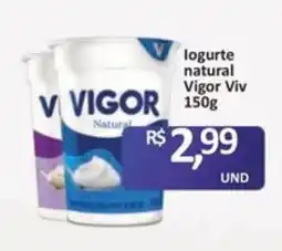 Paulistão Supermercados Iogurte natural Vigor Viv oferta