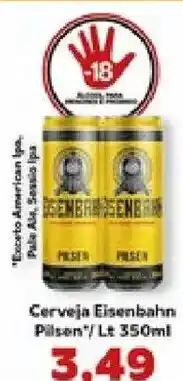 Supermercados Tauste Cerveja Eisenbahn Pilsen oferta