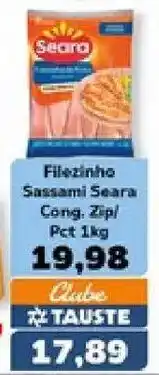 Supermercados Tauste Filezinho sassaqui seara oferta