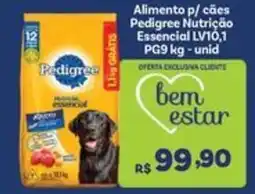 Covabra Supermercados Alimento p/ cães Pedigree Nutrição Essencial LV10,1 oferta