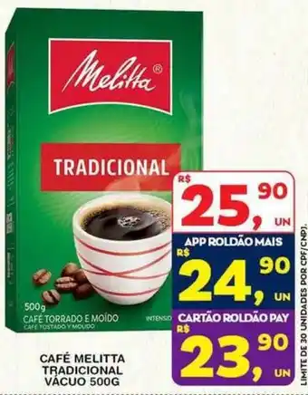 Café melitta tradicional