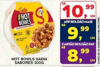 Hot bowls sadia sabores