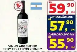 Roldão vinho argentino sexy fish tipos oferta