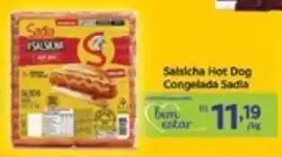 Covabra Supermercados Salsicha Hot Dog Congelada Sadia oferta