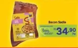 Covabra Supermercados Bacon Sadia oferta