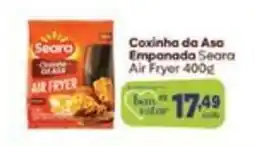 Covabra Supermercados Coxinha da asa empanada seara oferta