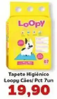 Supermercados Tauste Tapete Higiênico Loopy Cães/ Pct 7un oferta