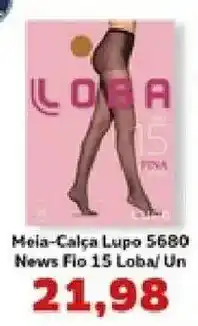Supermercados Tauste Meia-calça lupo 5680 news flo 15 loba oferta