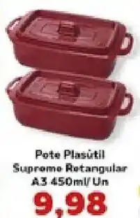 Supermercados Tauste Pote Plasutil Supreme Retangular oferta