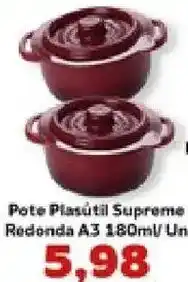 Supermercados Tauste Pote Plasútil Supreme Redonda A3 oferta